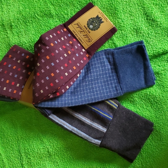 Gold Label Big & Tall Plaid Crew Socks 18-Pack - Picture 8 of 8